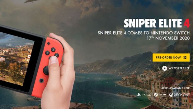 Sniper Elite 4 deploys on Nintendo Switch next month