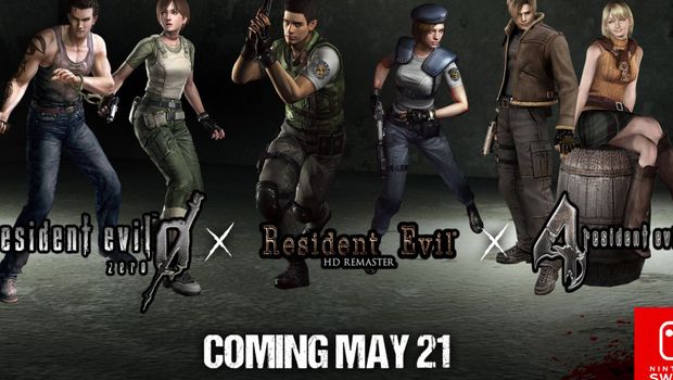 Resident Evil 0, 1 and 4 are coming to Switch