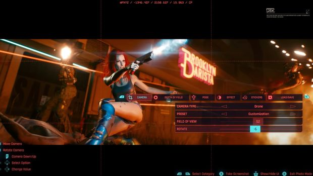 Cyberpunk 2077's Photo Mode revealed, features a ton of options
