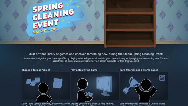 Steam Spring Cleaning event details and sales