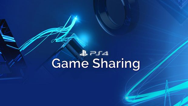 How does game sharing work on the PS4?