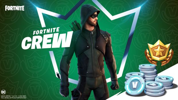 Fortnite getting Green Arrow in January Crew Pack