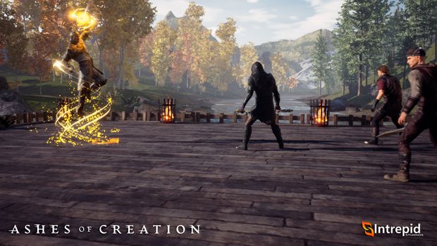 Intrepid showcases 1,300 people combat in Ashes of Creation