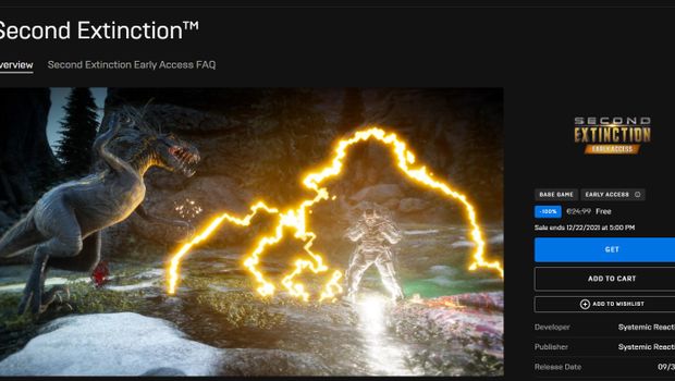 Second Extinction is now free on the Epic Games Store