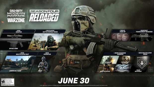 CoD: Modern Warfare and Warzone Season 4 Reloaded update details