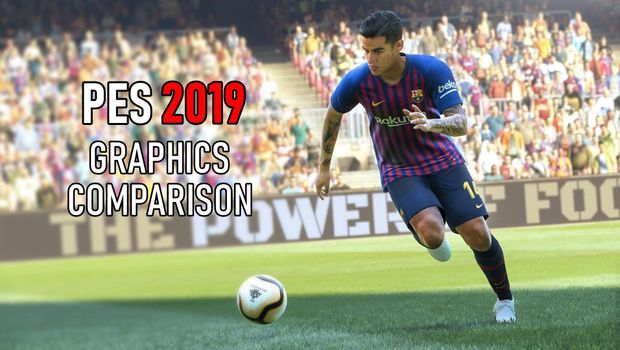 PES 2019 vs PES 2018 graphics comparison