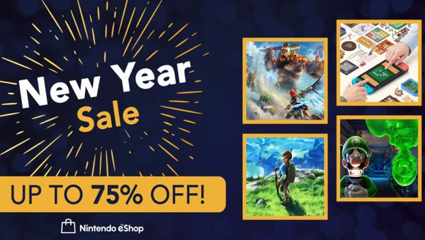 A big New Year sale is underway at Nintendo's UK eShop
