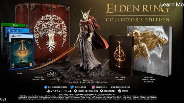 Here is Elden Ring Collector's Edition with a massive statue, artbook and more