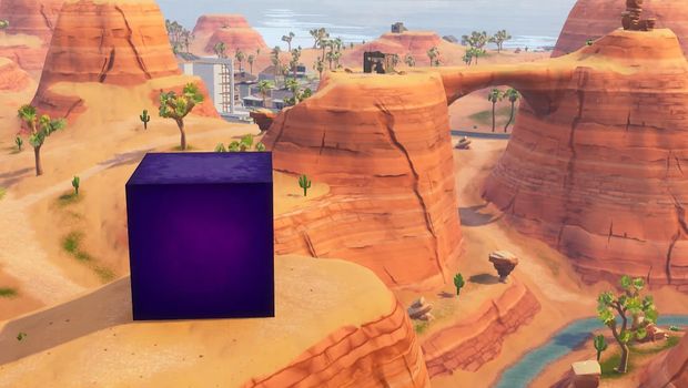 Mysterious cube appears in Fortnite