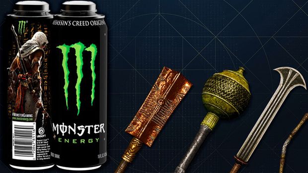 UbiSoft teams up with Monster Energy for Assassin's Creed Origins ARG