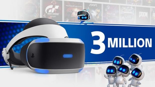 PSVR has sold 3 million units since launch