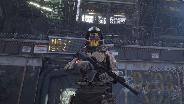 A great player in The Division is showcasing the Vulcan mask.