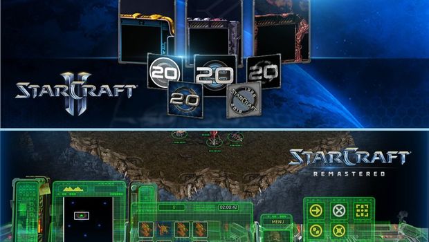 starcraft remaster 20th anniversary ui skin