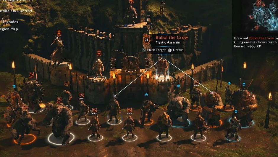 Warner Bros Games Patent Shadow Of War s Nemesis System AltChar