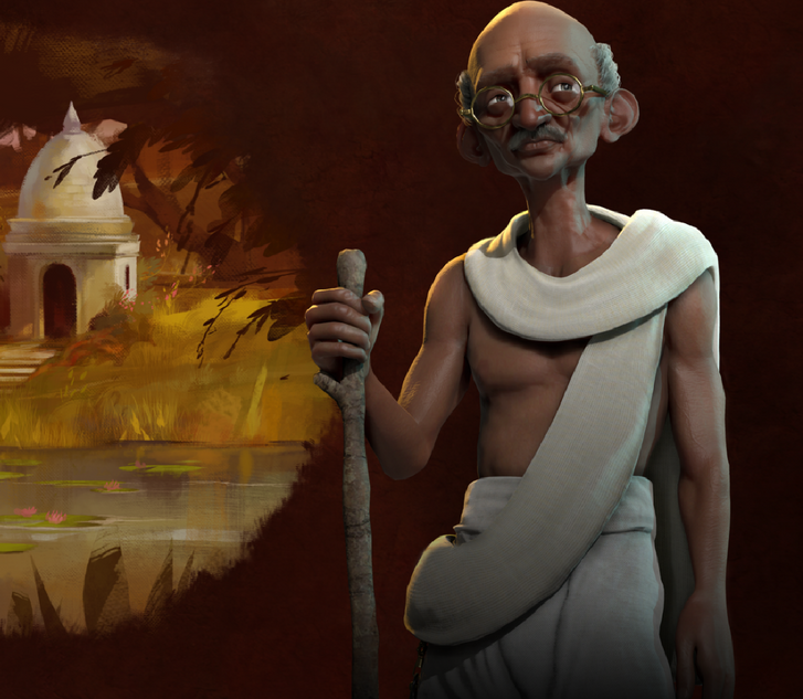Civilization VI Leader Gandhi 2K Games