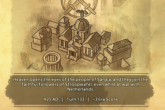 Civilization VI custom religion Netherlands