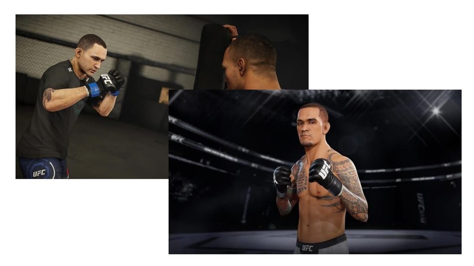 In game fighter from EA Sports' fighting game UFC 3