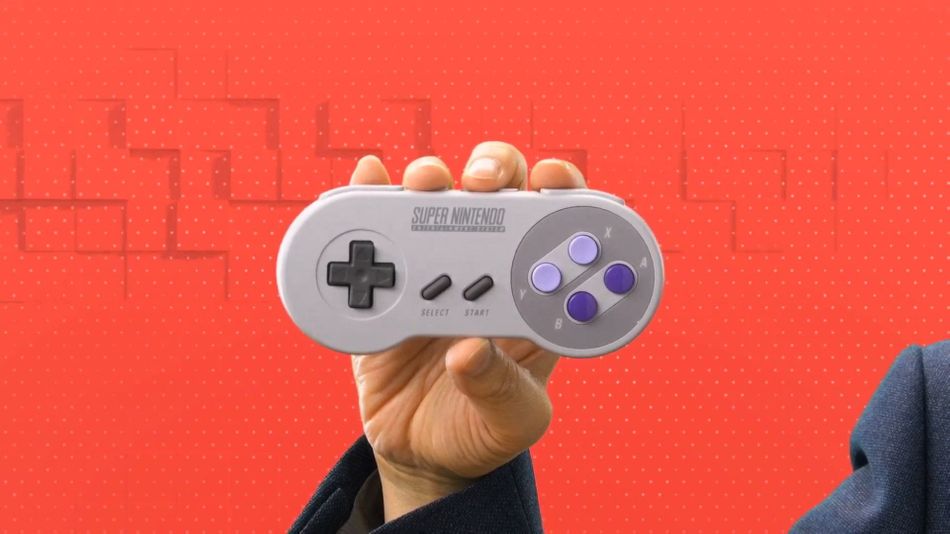 Picture of the SNES controller for Nintendo Switch