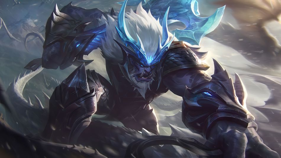 League of Legends champion Trundle splash art