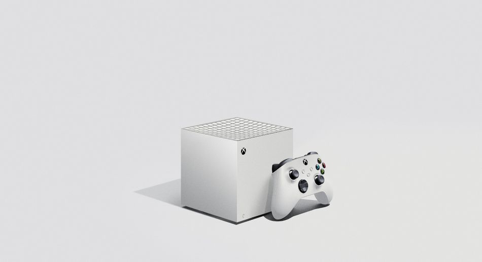 fanmade artwork of Xbox Series S 