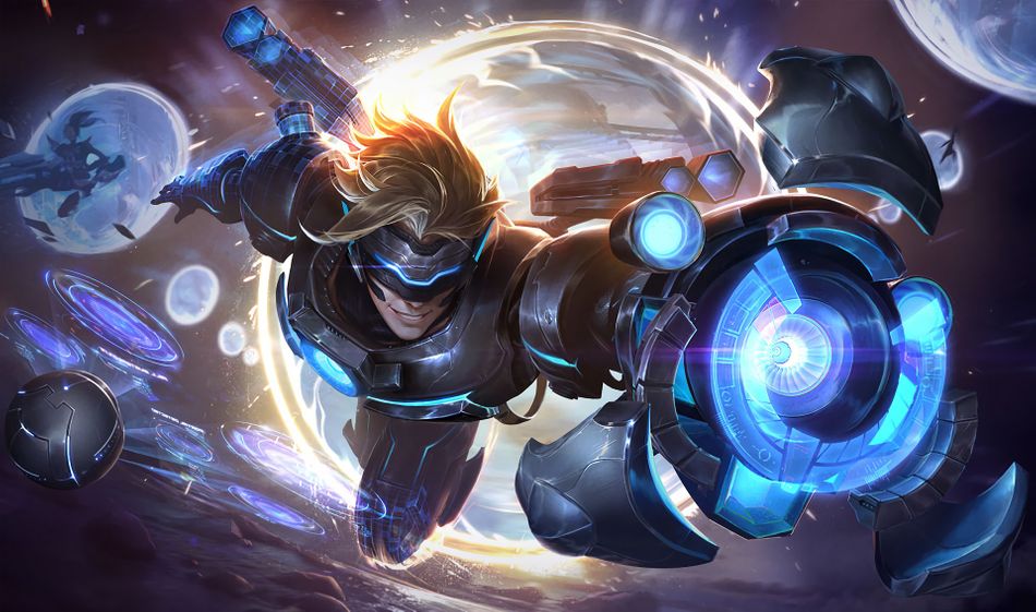 League of Legends champion Ezreal - Pulsefire Ezreal skin splashart