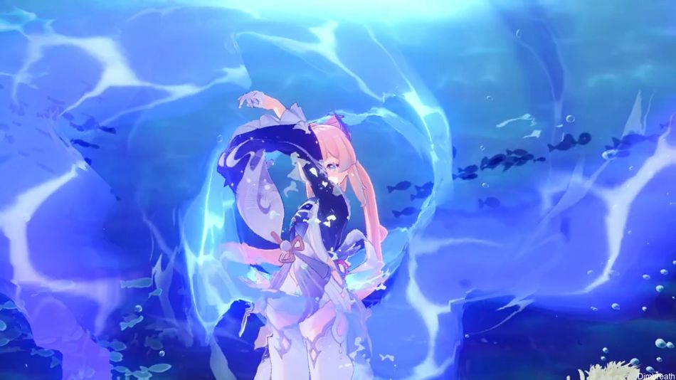 Genshin Impact character Kokomi