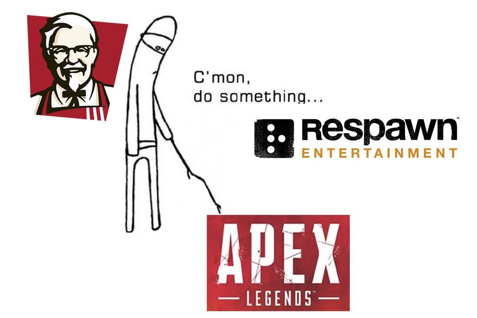 KFC's dig at Respawn and Apex Legends with the 'Do something' meme