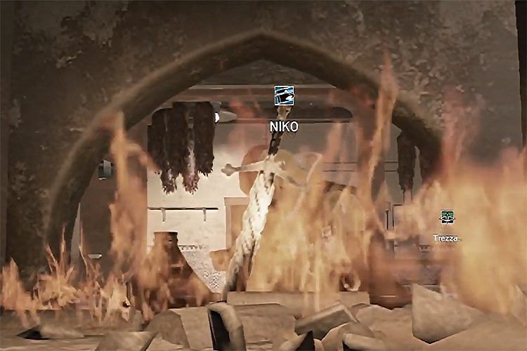 picture showing dark souls easter egg in Rainbow Six
