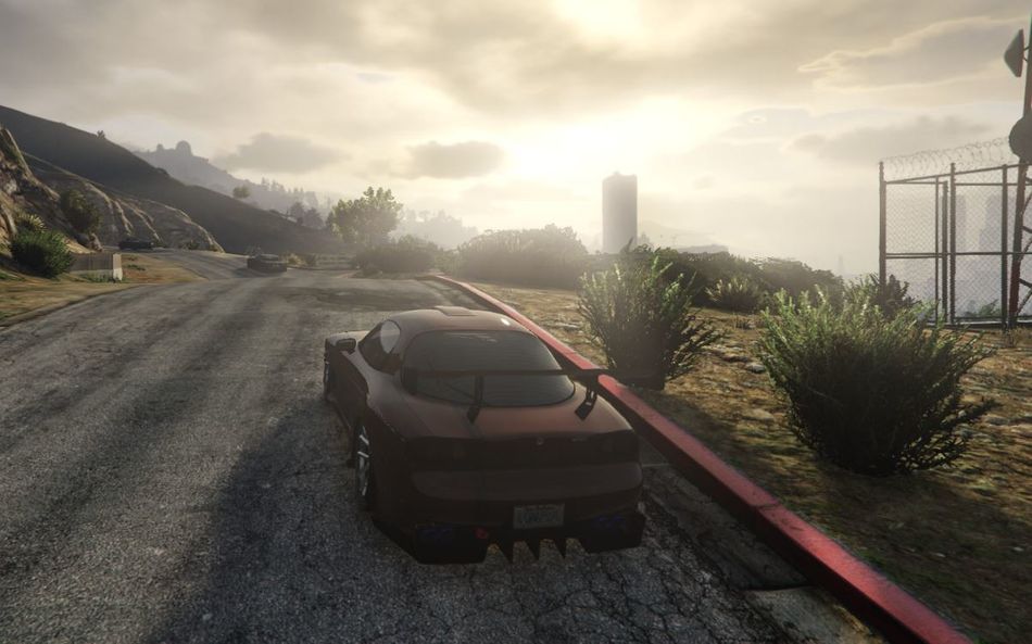 GTA Online - ZR350 in the sunset