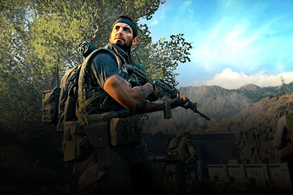 An armed soldier from Call of Duty: Black Ops 4 Blackout