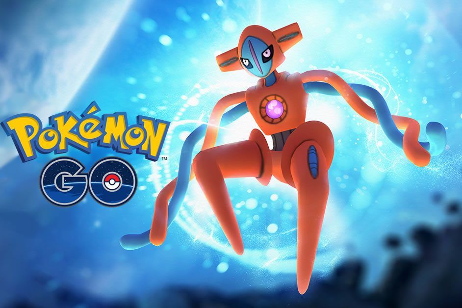 Deoxys, mythical Pokemon from Hoenn region