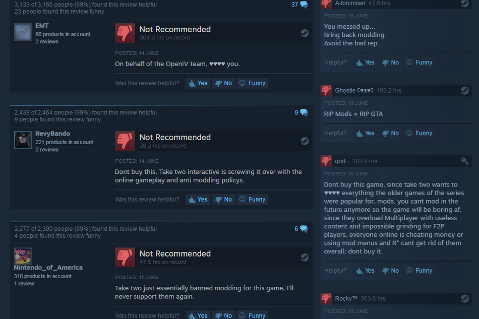 GTA V - Steam page