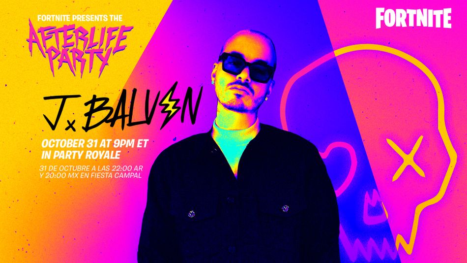 Fortnite's Afterlife Party with J Balvin