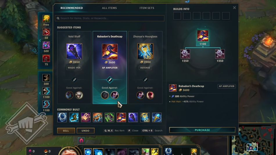 A screenshot from a League of Legends youtube video