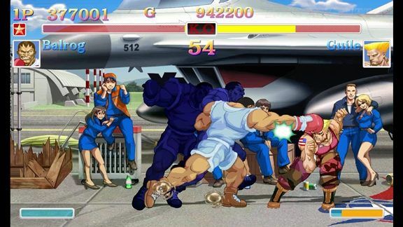 Balrog - doing what he does best.