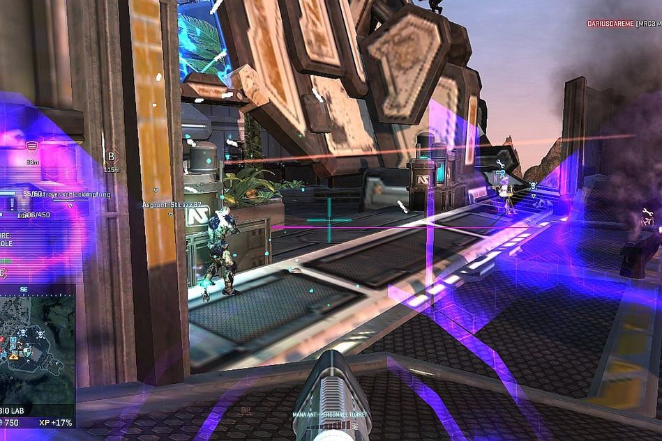 Planetside 2 - A poorly placed turret might still draw enemy fire, even when unmanned