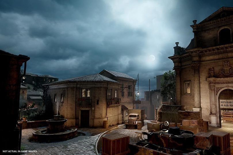 Sicilian town streets shown in game