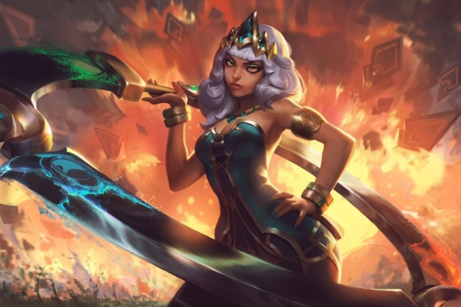 Splash art for Qiyana in League of Legends