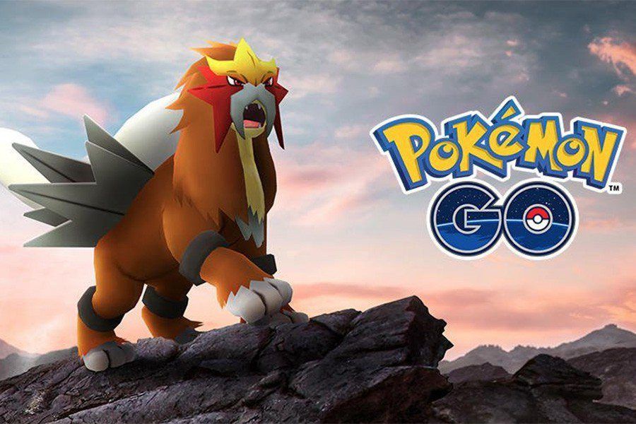 Picture of Entei from Pokemon Go
