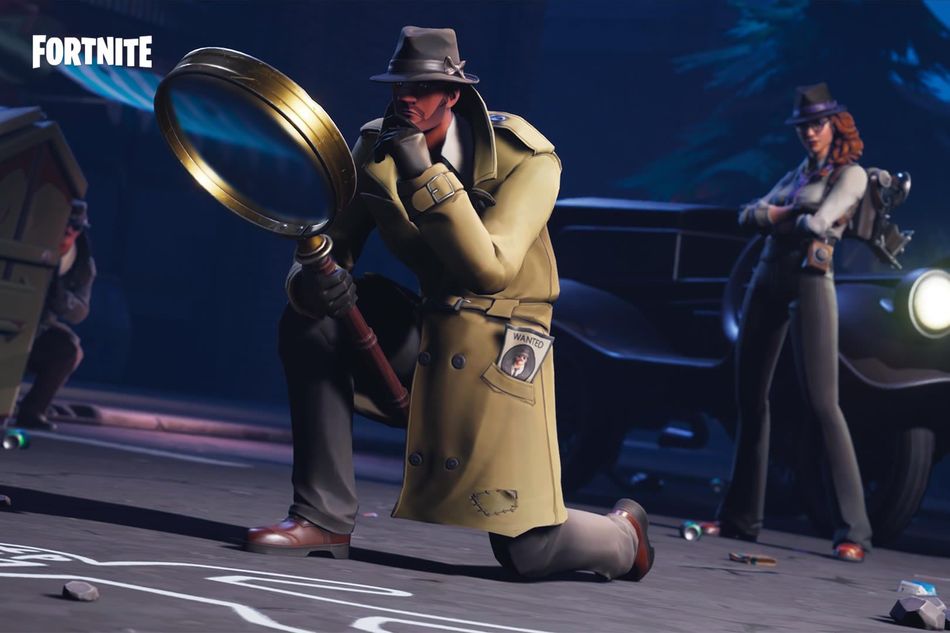 Fortnite's private eye-themed cosmetics from update 4.5