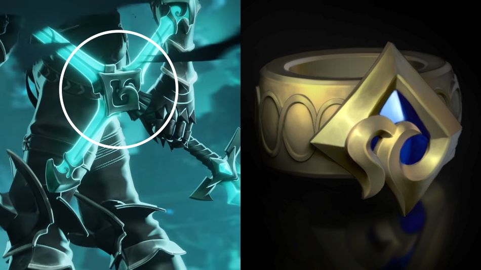 Screenshots from Riot Games' cinematic merged with a picture from one of their articles