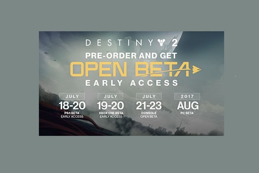 Destiny 2 - open beta details | AltChar