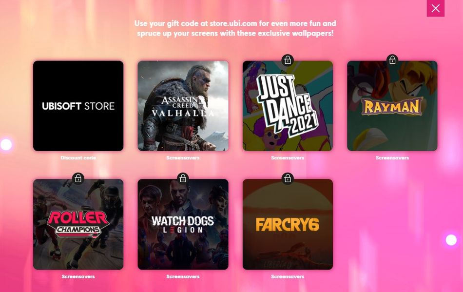 Ubisoft - Endless Runner rewards
