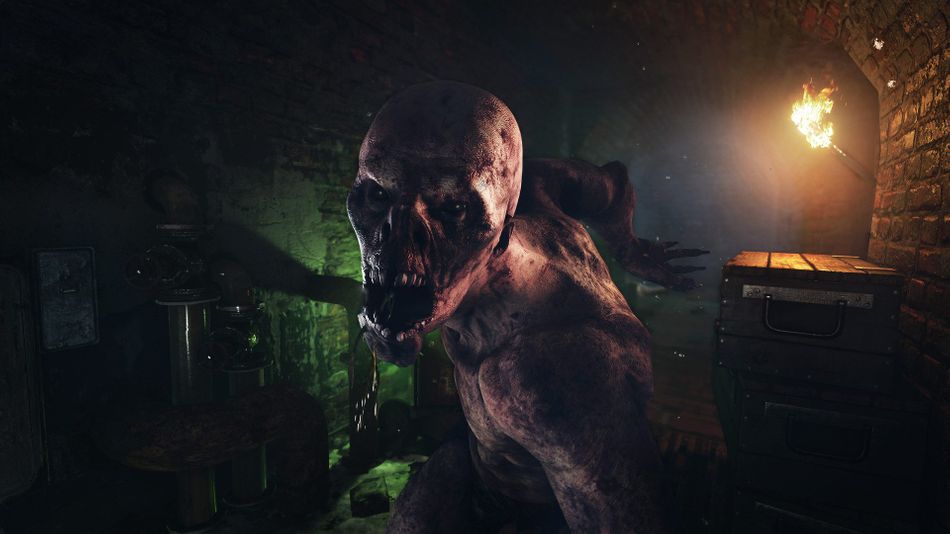 Screenshot of a humanimal from Metro Exodus