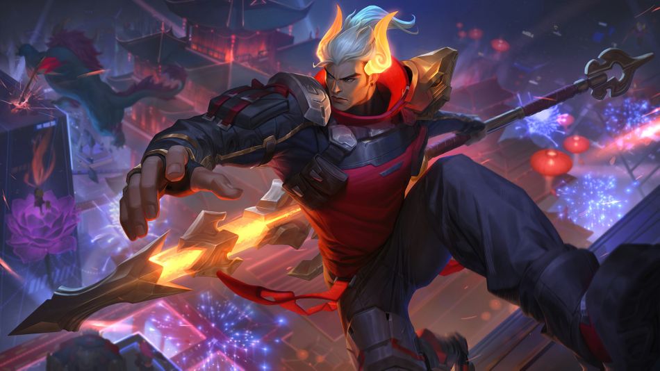 League of Legends champion Jarvan IV splash art