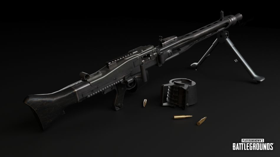 PUBG, MG3 weapon