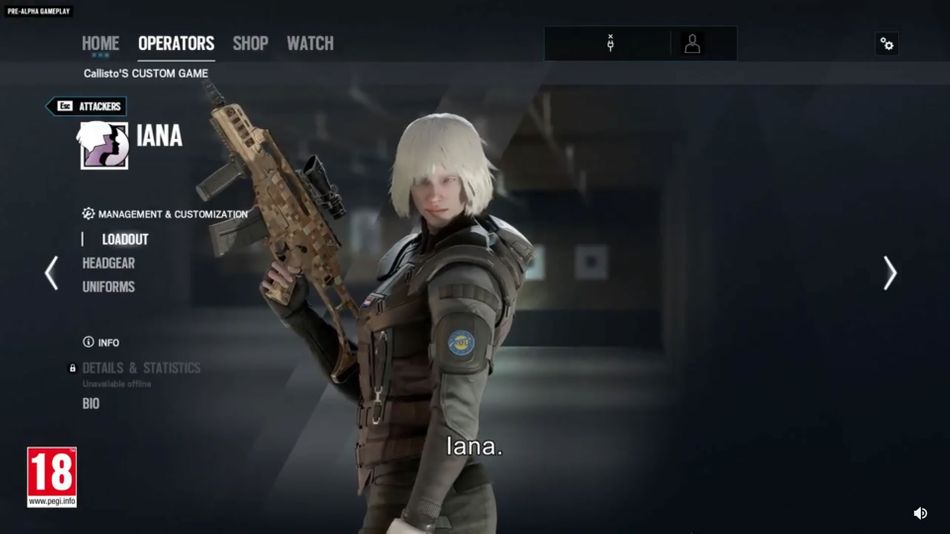 Rainbow Six Siege operator Iana