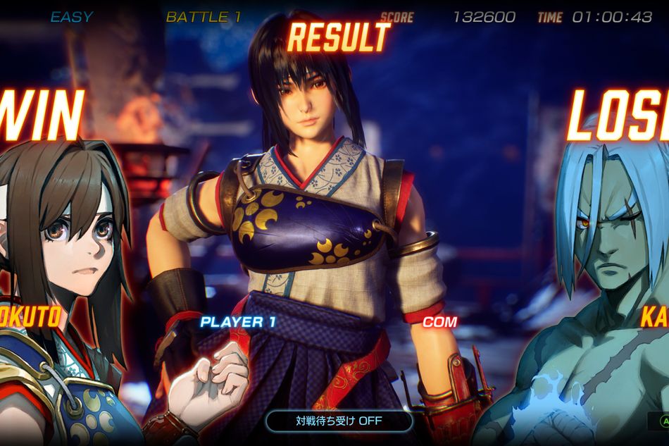 Picture of a fighter in Fighting EX Layer by Arika