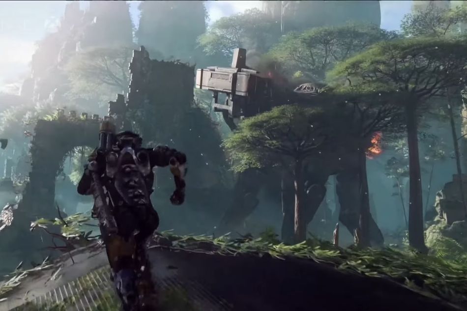 Anthem gameplay in city