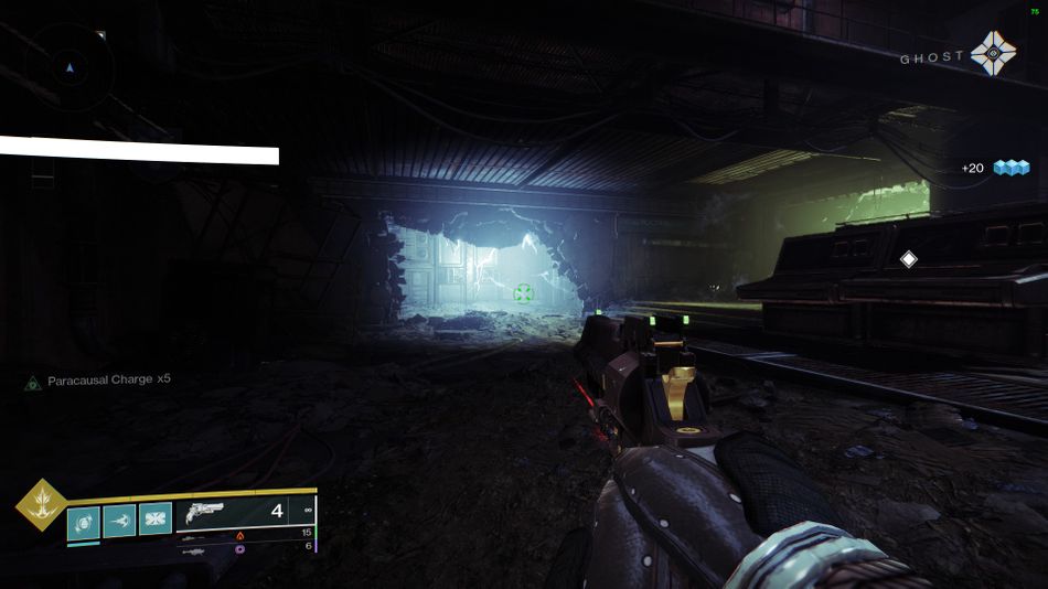 Destiny 2 - Ghost initiates monologue, objective flashes